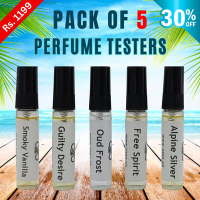 Pack of 5 Perfume Tester BoxOzzO